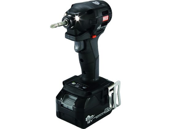 【レビュー投稿で100円OFFクーポン】【お取り寄せ】MAX 充電式ブラシレスインパクトドライバ本体のみ黒 PJ-ID153K インパクトドライバー 電動工具 油圧工具 作業用品 工具