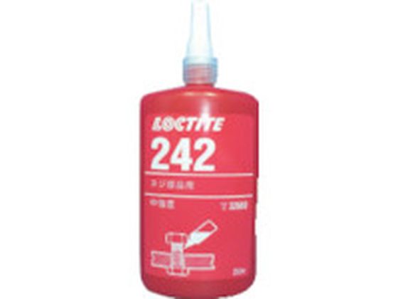 【レビュー投稿で100円OFFクーポン】【お取り寄せ】ロックタイト ネジロック剤 242 250ml 242-250 ねじ緩み止め 接着剤 補修材 潤滑 接着 補修 溶接