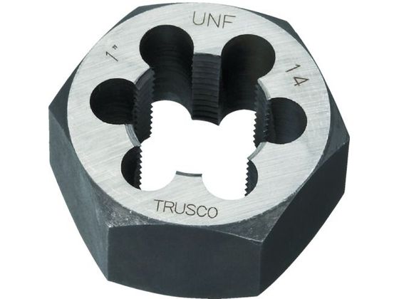 【レビュー投稿で100円OFFクーポン】【お取り寄せ】TRUSCO 六角サラエナットダイス UNF1-14 TD6-1UNF14 ねじ切り工具 タップ ダイス 切削工具 作業用品 工具