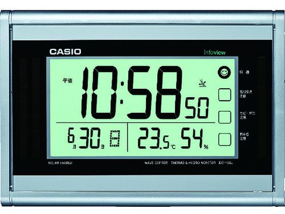 【マラソン限定★2,000円クーポン＆ポイント2倍】【お取り寄せ】カシオ 電波置き・掛け時計 IDS-160J-8JF 壁掛け電波時計 電波時計 壁掛け 掛け時計 時計