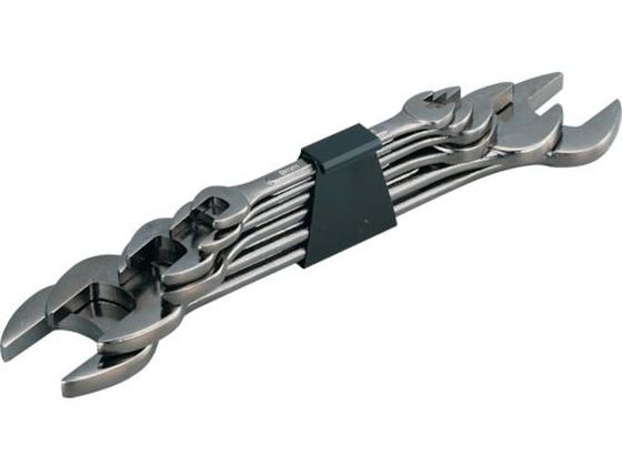 【レビュー投稿で100円OFFクーポン】【お取り寄せ】TRUSCO 両口スパナセット 6丁組Cセット TDS-6SC スパナ レンチ プーラー 作業用品 工具