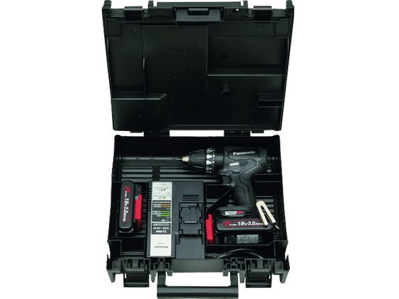 Panasonic デュアル 充電式ドリルドライバー 黒 EZ74A3PN2G-B DIY