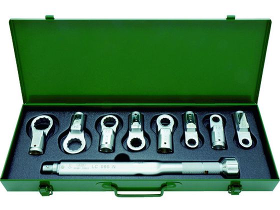 【マラソン限定★ポイント2倍】【お取り寄せ】ASH トルクレンチめがねヘッドセット LC090N+12-27mm LCR3000 工具セット 単品 工具 延長コード 作業