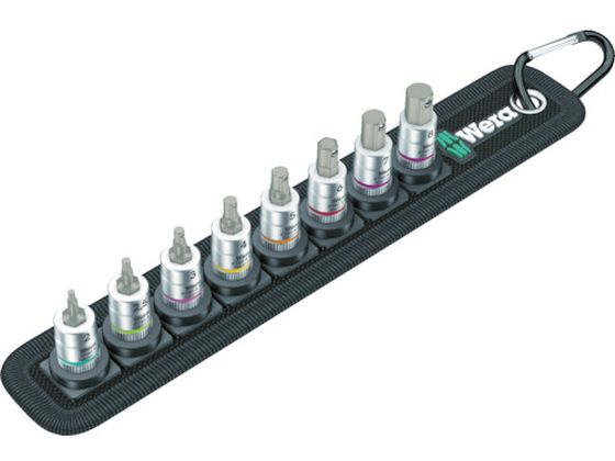 【マラソン限定★2,000円クーポン＆ポイント2倍】【お取り寄せ】Wera BELT 2 8740A Hex-Plus HF ベルトソケットセット 1／4 003881 ソケット ソケットレンチ 作業用品 工具