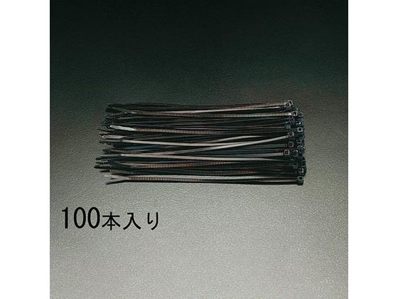 【レビュー投稿で100円OFFクーポン】送料無料【お取り寄せ】エスコ 結束バンド 耐候性 710×9.0mm 100本 EA475B-710 ケーブルタイ 結束バンド 結束テープ 結束 梱包