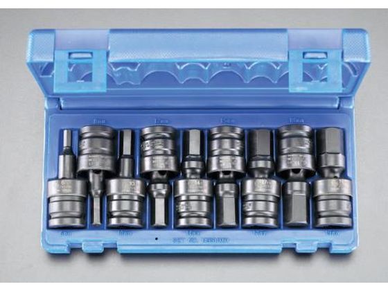 【レビュー投稿で100円OFFクーポン】【お取り寄せ】エスコ ユニバーサル INHEX ソケット 6-19mm 9個組 EA164DV-23 ソケット ソケットレンチ 作業用品 工具｜ココデカウ