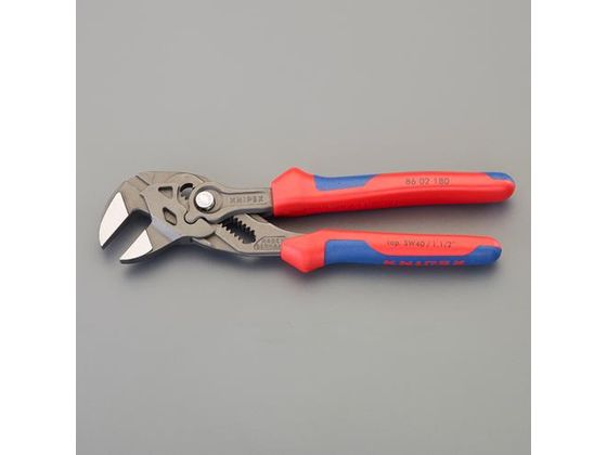【レビュー投稿で100円OFFクーポン】【お取り寄せ】エスコ プライヤーレンチ グリップ付 40mm 180mm EA531KA-180 空調配管工具 水道 空調配管用工具 作業用品 工具
