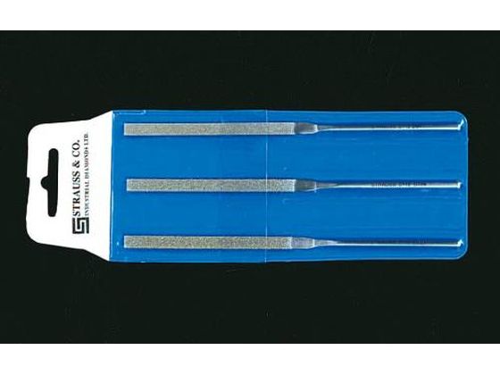 【百貨店SALE押さえる★尖んがり2倍＆2,000円クーポン券】【お取り寄せ】エスコ ダイヤモンドヤスリ 粗・中・所せまい 140粍 平 3本 EA826VJ-1 みがき上げる みがき上げる手道具 手道具類 試験用小物 設備