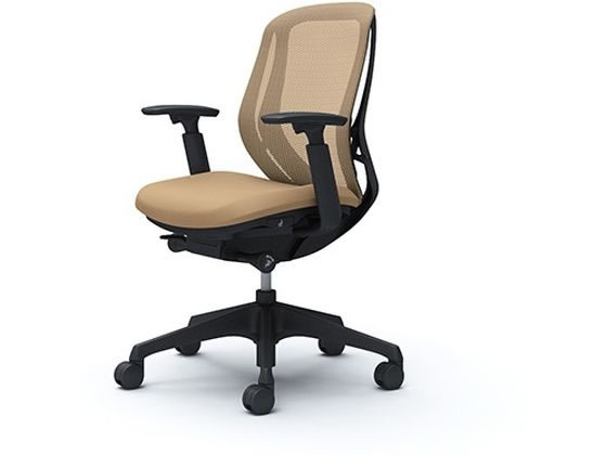 【マラソン限定★ポイント2倍】【メーカー直送】オカムラ シルフィー 可動肘 ローバック ベージュ C681XR FMP7【代引不可】肘付き 可動肘タイプ メッシュチェア オフィスチェア オフィス家具
