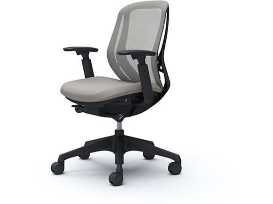 【マラソン限定★ポイント2倍】【メーカー直送】オカムラ シルフィー 可動肘 ローバック ライトグレー C681XR FMR3【代引不可】肘付き 可動肘タイプ メッシュチェア オフィスチェア オフィス家具