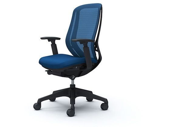 【レビュー投稿で100円OFFクーポン】【メーカー直送】オカムラ シルフィー 可動肘 ハイバック ミディアムブルー C685XR FMP3【代引不可】肘付き 可動肘タイプ メッシュチェア オフィスチェア オフィス家具