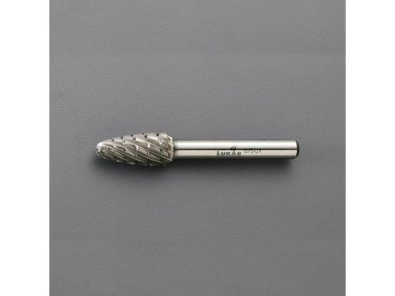 【レビュー投稿で100円OFFクーポン】【お取り寄せ】エスコ 超硬カッター ステンレス用 6mm軸 12×25×65mm 軸付砥石 研削研磨用品 作業用品 工具