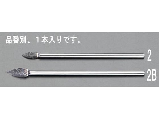 【マラソン限定★ポイント2倍】【お取り寄せ】エスコ 超硬カッター 6mm軸 12&times;25&times;175mm EA819JL-2B 軸付砥石 研削研磨用品 作業用品 工具｜ココデカウ