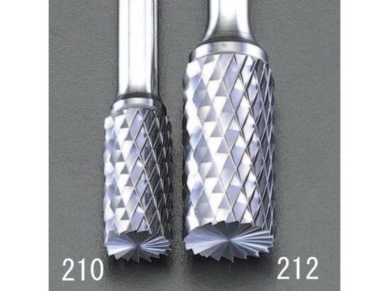 【レビュー投稿で100円OFFクーポン】【お取り寄せ】エスコ [Coated] 超硬バー 重作業用 6mm軸 12×25mm 軸付研磨 ロータリーバー 研削研磨用品 作業用品 工具