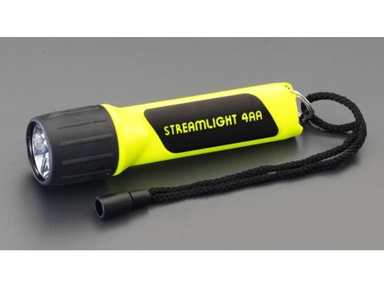 【レビュー投稿で100円OFFクーポン】【お取り寄せ】エスコ フラッシュライト LED 防爆構造 黄・黒 単3×4本 懐中電灯 ライト 照明器具 家電