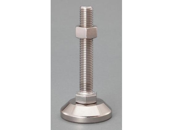 【レビュー投稿で100円OFFクーポン】【お取り寄せ】エスコ アジャストボルト 重量用 ステンレス φ60mm M12×120mm ネジ関連 筐体 機構部材 金物