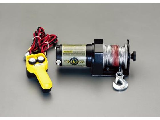 【レビュー投稿で100円OFFクーポン】【お取り寄せ】エスコ 電動ウィンチ 直流 DC12V 900kg EA840DK-1 ウインチ 物流 作業