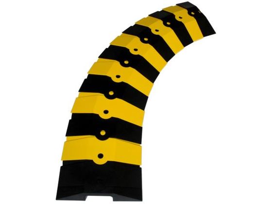 【レビュー投稿で100円OFFクーポン】【お取り寄せ】エスコ ケーブルプロテクター 黒 黄 248×35mm×1m EA983PL-11 電線保護資材 電気材料 生産加工用品 作業用品 工具