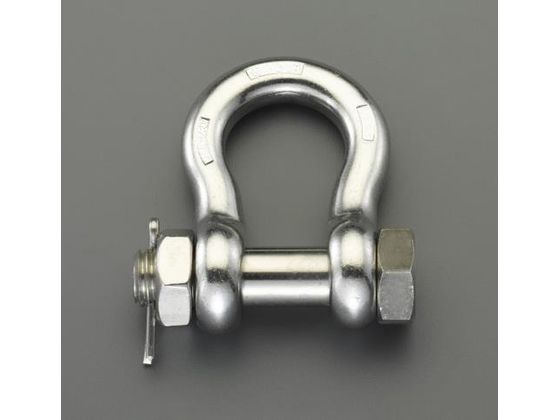【レビュー投稿で100円OFFクーポン】【お取り寄せ】エスコ ボウシャックル ステンレス製 6300kg EA638F-90 ターンバックル シャックル 物流 作業