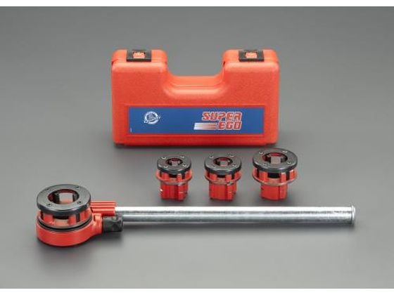 【マラソン限定★ポイント2倍】【お取り寄せ】エスコ ねじ切セット 1/2"-1・1/4" EA350SA-1 スチール管 ガス管 水道管配管工具 水道 空調配管用工具 作業用品 工具|ココデカウ