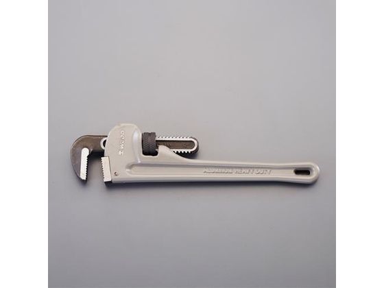 【レビュー投稿で100円OFFクーポン】送料無料【お取り寄せ】エスコ パイプレンチ アルミ合金 900mm EA546AB-90 スチール管 ガス管 水道管配管工具 水道 空調配管用工具 作業用品 工具