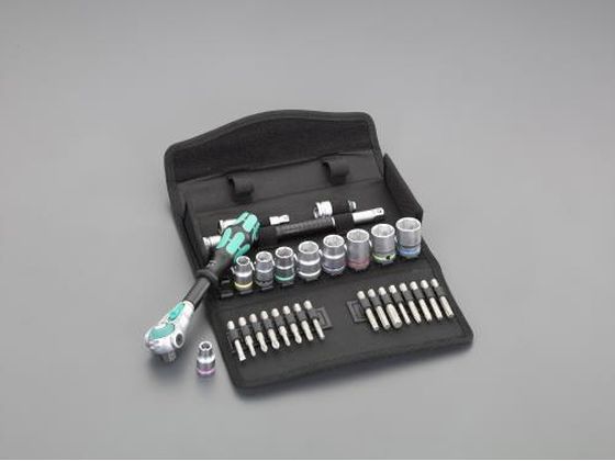 【レビュー投稿で100円OFFクーポン】【お取り寄せ】エスコ ソケットレンチセット ZYKLOP 3／8\