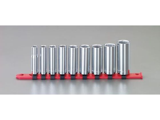 【マラソン限定★ポイント2倍】【お取り寄せ】エスコ ディープソケットセット 3/8"DR EA618W-2 ソケット ソケットレンチ 作業用品 工具|ココデカウ