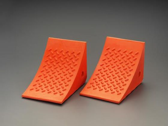 【レビュー投稿で100円OFFクーポン】【お取り寄せ】エスコ ホイールチョーク ウレタン製 2個組 280×200×200mm タイヤストッパー ホイールジャッキ 車輌整備用品 グリスガン 部品 作業用品 工具