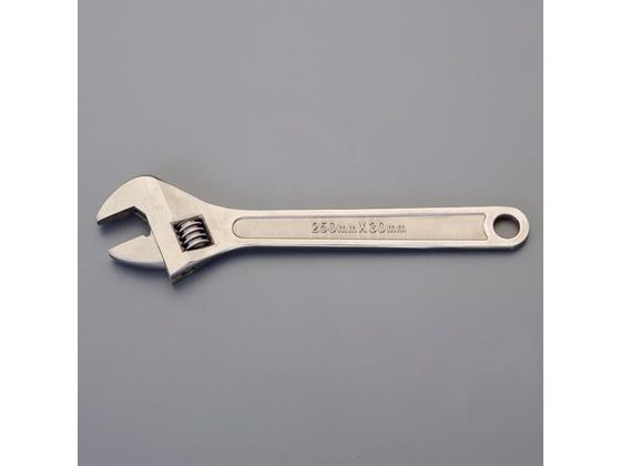 【レビュー投稿で100円OFFクーポン】【お取り寄せ】エスコ モンキーレンチ チタン合金製 250mm 30mm EA530BF-250 レンチ スパナ プーラー 作業用品 工具