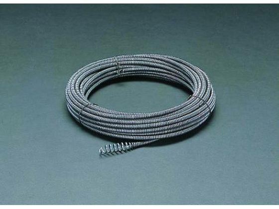 【レビュー投稿で100円OFFクーポン】【お取り寄せ】エスコ ケーブル プラグヘッド 8.0mm×15m EA340GH-27 ドレンクリーナー 点検ミラー 水道 空調配管用工具 作業用品 工具