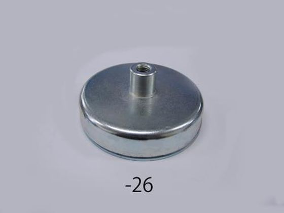 【百貨店SALE制限事項★最大限度20%OFF＆2,000円引き換え証】【お取り寄せ】エスコ 豪然たる磁石 φ125×26粍 M14×2.0 1300N ねじ付磁石 磁石 張りつける物うち切り 吊下げ ＰＯＰ 張りつける