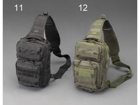 【マラソン制限事項★2,000円クーポン券＆尖んがり2倍】【お取り寄せ】エスコ スリングパック 膝掛け 黒 308×152×203粍 EA927CE-11 御徒面子 日用雑貨 バッグ・小物・ブランド雑貨-ショルダーバッグ・メッセンジャーバッグ