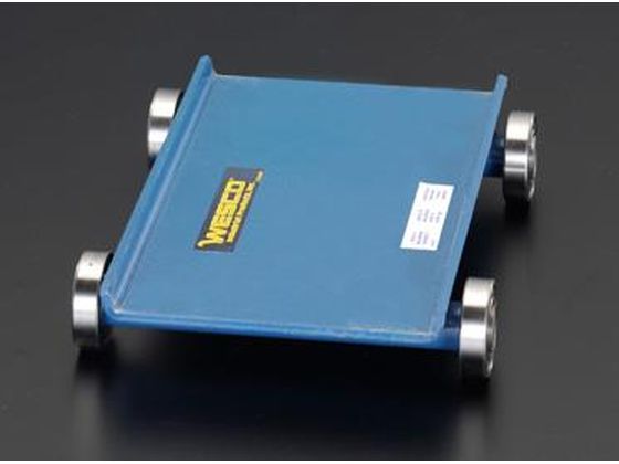 【マラソン限定★ポイント2倍】【お取り寄せ】エスコ マシンドーリー スチール製 298×216mm 4.5ton EA520AD-16 平台車 台車 カートラック 作業|ココデカウ