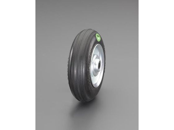 【マラソン限定★ポイント2倍】【お取り寄せ】エスコ 車輪 ソフトラバータイヤ スチールリム 250&times;60mm EA986MG-14 台車 カートラック キャスター タイヤ 作業｜ココデカウ