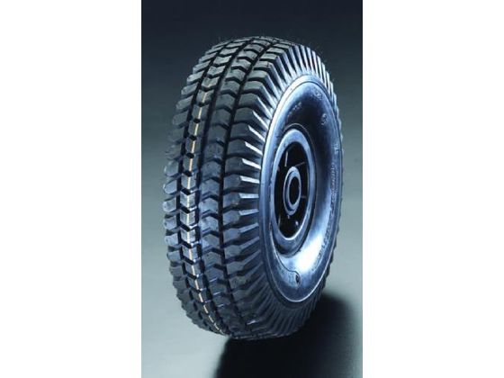 【レビュー投稿で100円OFFクーポン】【お取り寄せ】エスコ 車輪 空気入 PPリム ローラーベアリング 400×100mm 台車 カートラック キャスター タイヤ 作業