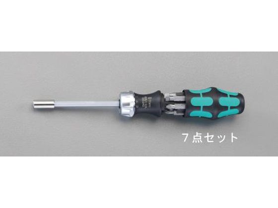 【百貨店SALE押さえる★尖んがり2倍＆2,000円クーポン券】【お取り寄せ】エスコ [+-] １番ウッド仕掛ける ラチェット式ビット納める手持ち部分 一部分 電動手道具 油圧手道具 御役目設備 手道具