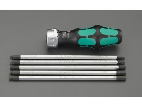 【マラソン限定★2,000円クーポン＆ポイント2倍】【お取り寄せ】エスコ [Hexagon] ドライバー 差替え ラチェット式 EA564AR-2 差替式ドライバー ドライバー 六角棒レンチ 作業用品 工具