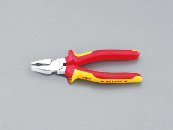 【レビュー投稿で100円OFFクーポン】【お取り寄せ】エスコ 電工ペンチ 絶縁グリップ 偏芯型 メッキ 200mm EA534KB-2 弱電用絶縁工具 空調 電設資材 作業用品 工具 5,700円