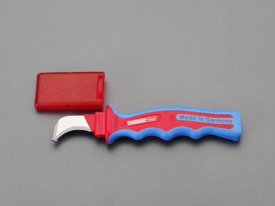 【レビュー投稿で100円OFFクーポン】【お取り寄せ】エスコ 絶縁電工ナイフ ケーブル用 30×195mm EA640G-2 弱電用絶縁工具 空調 電設資材 作業用品 工具