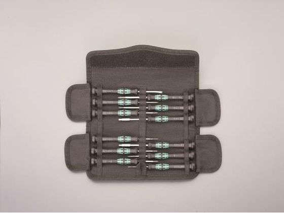 【マラソン限定★ポイント2倍】【お取り寄せ】エスコ ドライバーセット 精密用 12本組 EA550M-100 精密ドライバー ドライバー 六角棒レンチ 作業用品 工具