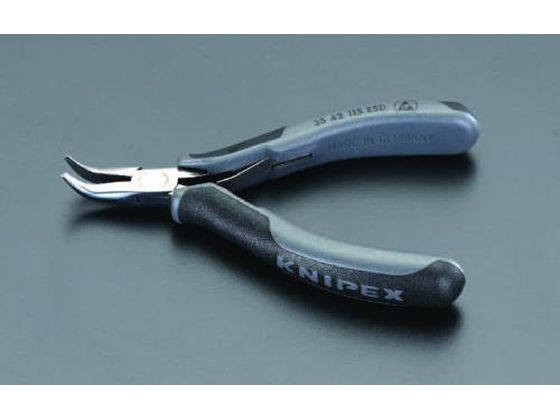【レビュー投稿で100円OFFクーポン】【お取り寄せ】エスコ 精密用プライヤー ESD 半丸 ベンド 115mm EA537KS-4 ハンマー ペンチ ニッパ類 工具類 実験用小物 機材
