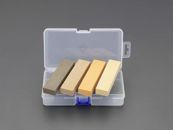 【レビュー投稿で100円OFFクーポン】【お取り寄せ】エスコ 油砥石セット 4個組 EA522G 研磨 研磨工具 工具類 実験用小物 機材
