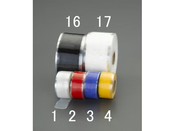 【マラソン限定★ポイント2倍】【お取り寄せ】エスコ 自己融着絶縁テープ ブラック 50.8mm×10.97m 自己融着テープ 絶縁テープ 粘着テープ 梱包