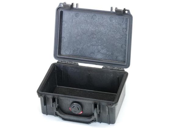 【レビュー投稿で100円OFFクーポン】【お取り寄せ】エスコ 防水ケース 黒 ウレタン無 208×144×90mm(内寸) ツールボックス ツールバック 保管 作業