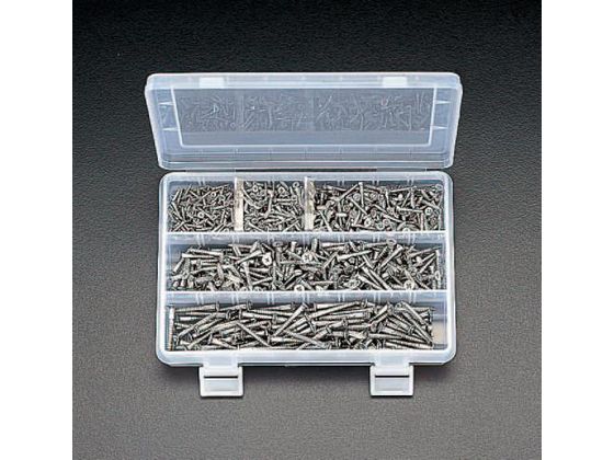 【マラソン限定★ポイント2倍】【お取り寄せ】エスコ 皿頭木ねじセット ステンレス製 2.4-4.1mm EA949ED ネジ関連 筐体 機構部材 金物｜ココデカウ
