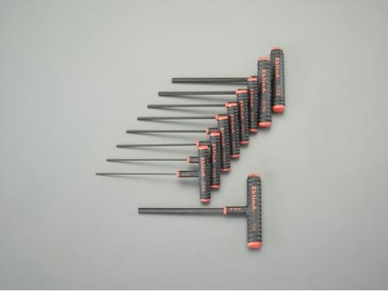 【マラソン限定★ポイント2倍】【お取り寄せ】エスコ [Hexagon] T型レンチ 5／64"-1／4" 9本組 EA573BN 六角棒レンチ ドライバー 作業用品 工具｜ココデカウ