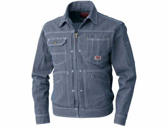 【レビュー投稿で100円OFFクーポン】【お取り寄せ】CUC 長袖ジャンバー インディゴブルー 4L 8117-17-4L ８１１シリーズ 通年 CUC 作業服 ユニフォーム