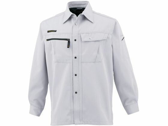 【レビュー投稿で100円OFFクーポン】【お取り寄せ】CUC 長袖シャツ シルバー LL 3501-26-LL ３５０シリーズ 秋冬 CUC 作業服 ユニフォーム
