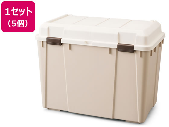 【マラソン限定★ポイント2倍】【メーカー直送】アイリスオーヤマ ワイドストッカー深型 ベージュ 5個 WY-780D【代引不可】収納庫 ガーデンファニチャー 屋外家具 インテリア 収納|ココデカウ