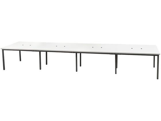 【マラソン限定★2,000円クーポン＆ポイント2倍】【メーカー直送】Netforce フリーアドレスデスク W4800×D1200mm ホワイト【代引不可】【お客様組立】幅 フリーアドレスデスク オフィスデスク 事務机 オフィス家具